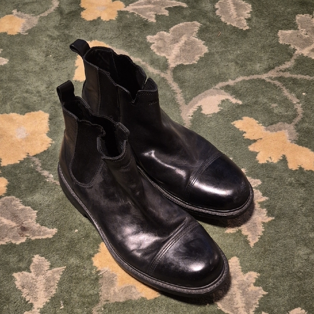 Red Wing Shoes Black Leather Men's Boots - Picture 2 of 8